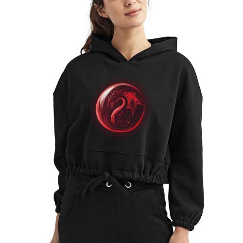 Dragon Orb - Women’s Cropped Hoodie