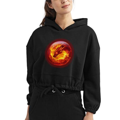 Dragon Blaze - Women’s Cropped Hoodie