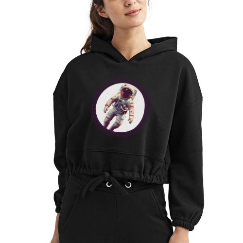 Astronaut: From Earth to the cosmos - Women’s Cropped Hoodie