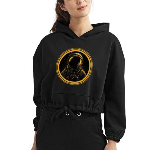 Astronaut: Suit Up for the Stars - Women’s Cropped Hoodie