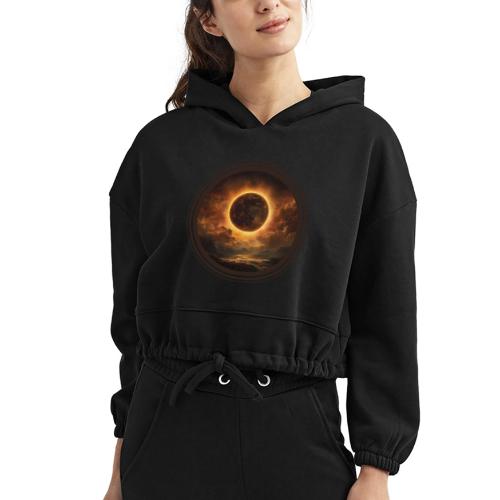 Eclipse Canvas - Women’s Cropped Hoodie