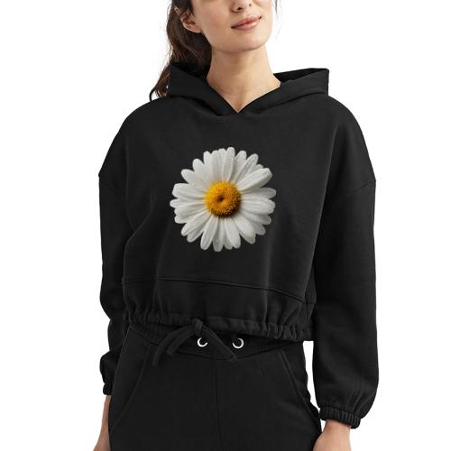 Morning Daisy Freshness - Women’s Cropped Hoodie