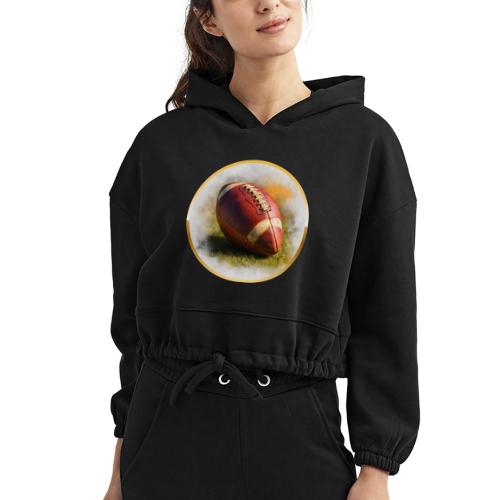 American Football: Heart of the Gridiron - Women’s Cropped Hoodie