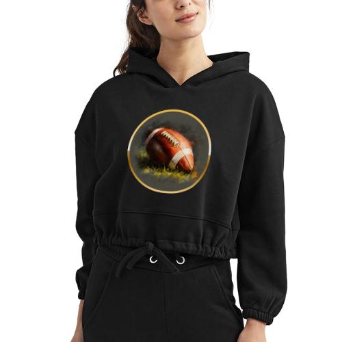 American Football: Gridiron Gold - Women’s Cropped Hoodie