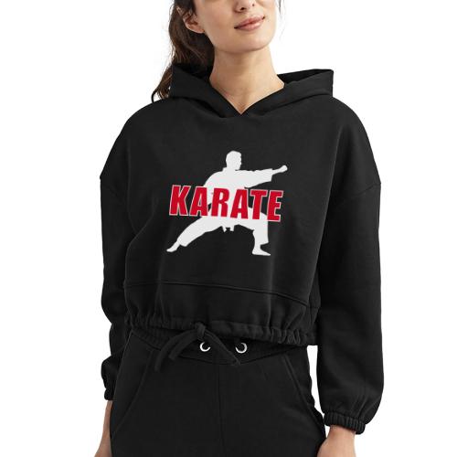 Karate Focus - Women’s Cropped Hoodie