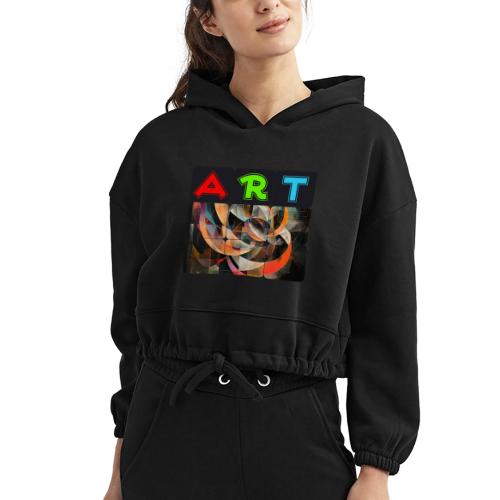 Fragments of Art - Women’s Cropped Hoodie