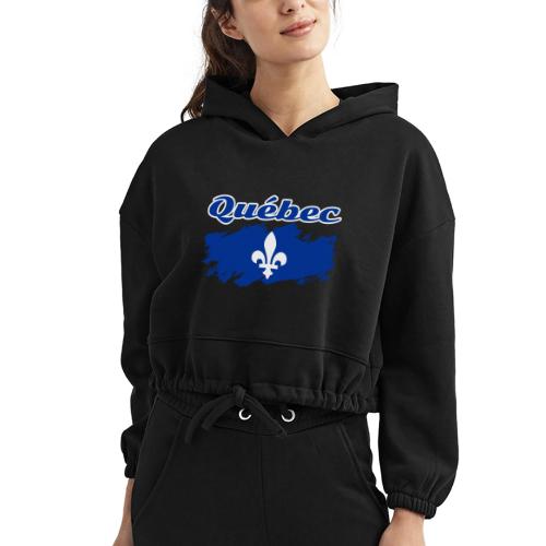 La fête nationale du Québec - Women’s Cropped Hoodie