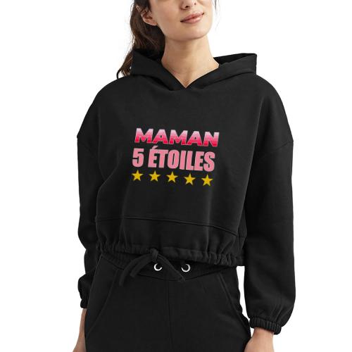 Five Star Mom - Women’s Cropped Hoodie