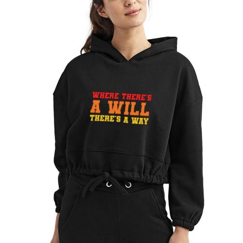 Willpower Wins - Women’s Cropped Hoodie