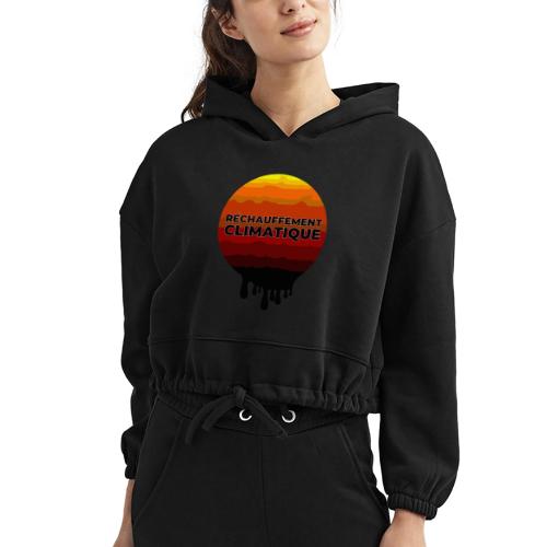 Global warming - Women’s Cropped Hoodie