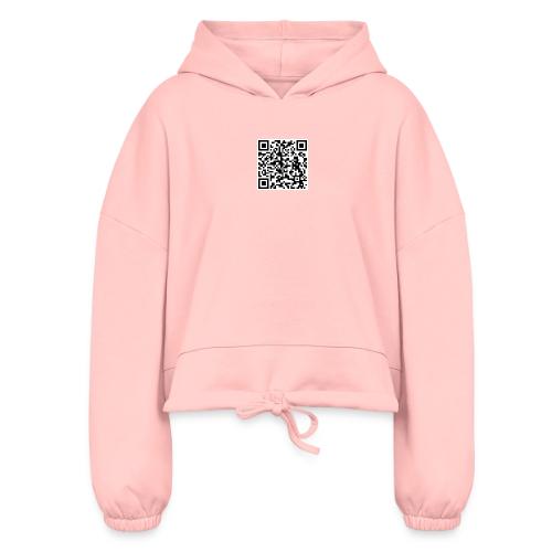 business series webinar social commerce funnel - Women’s Cropped Hoodie