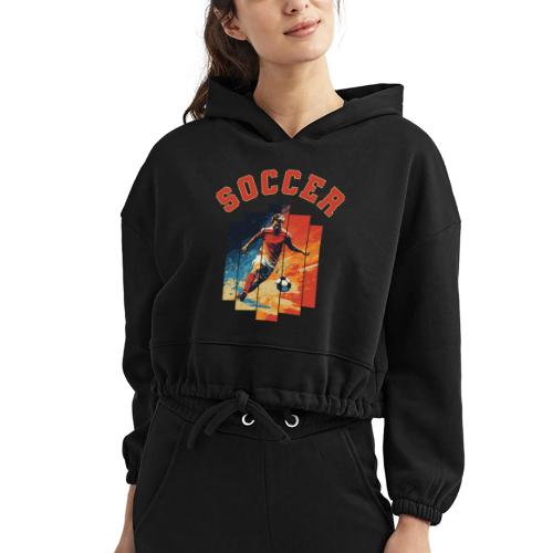 Soccer Spirit - Women’s Cropped Hoodie
