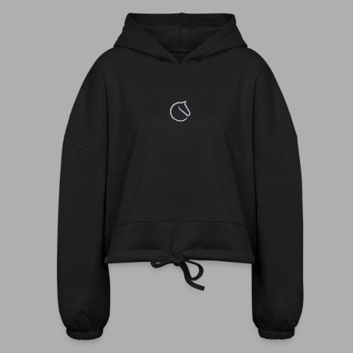 embroidered logo - Women’s Cropped Hoodie
