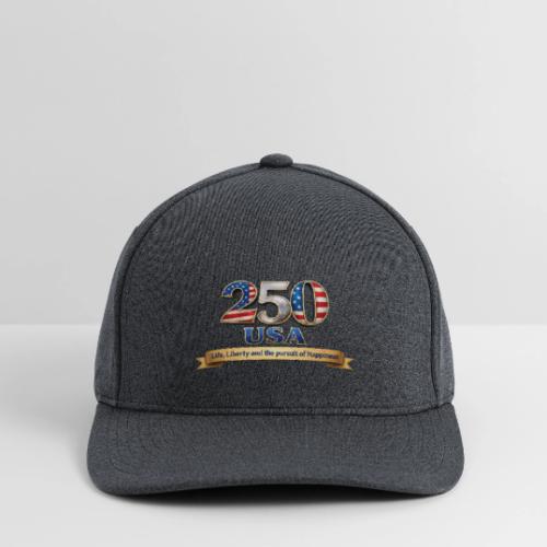 250 USA Liberty Banner - Flexfit  Melange Baseball Cap
