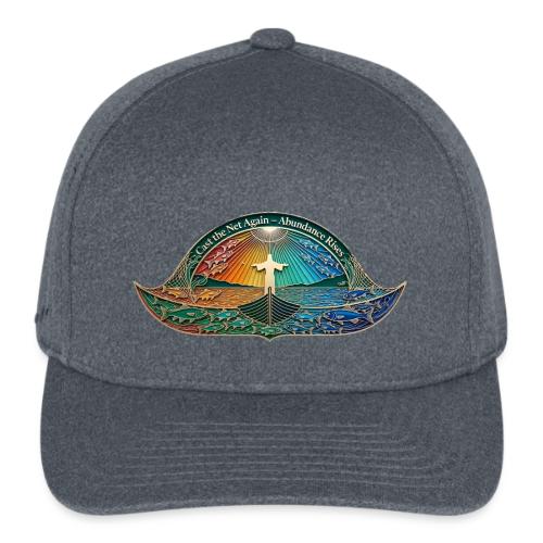 Easter Cast the Net Again T Shirt, abundance Gift - Flexfit  Melange Baseball Cap