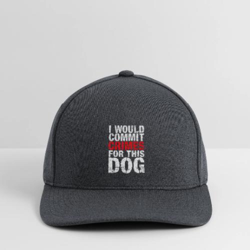 Id Commit Crimes for This Dog Funny Tee - Flexfit  Melange Baseball Cap