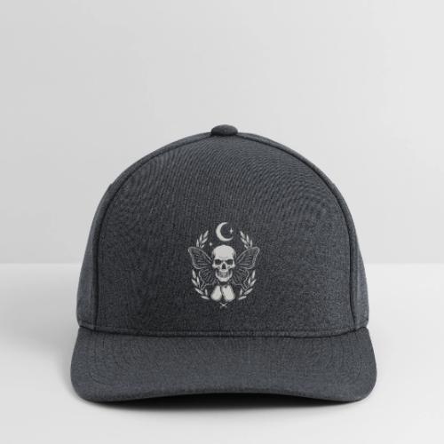 Skull butterfly dog tags - Flexfit  Melange Baseball Cap