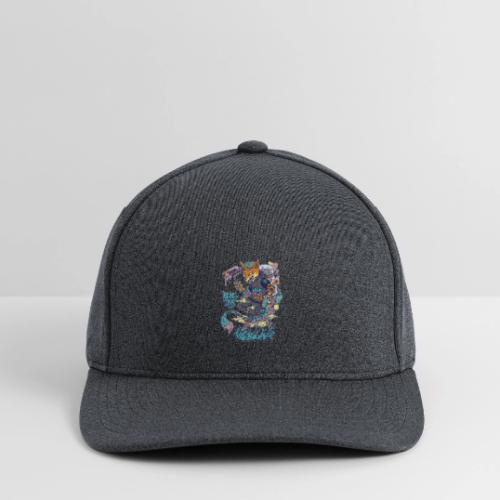 Kitsune Street Rebel - Flexfit  Melange Baseball Cap