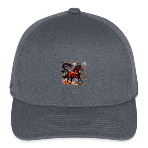 Year of the Horse Victory T Shirt, Lunar New Year - Flexfit  Melange Baseball Cap