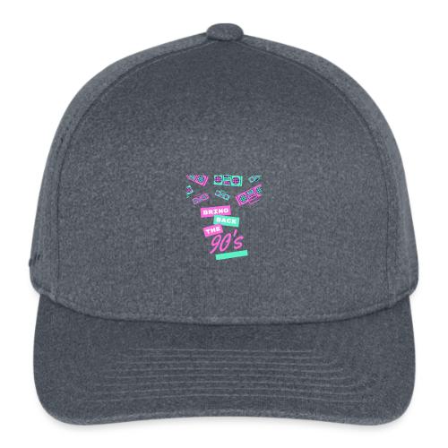 Bring Back The 90s Nostalgia Design| Retro 90s Art - Flexfit  Melange Baseball Cap