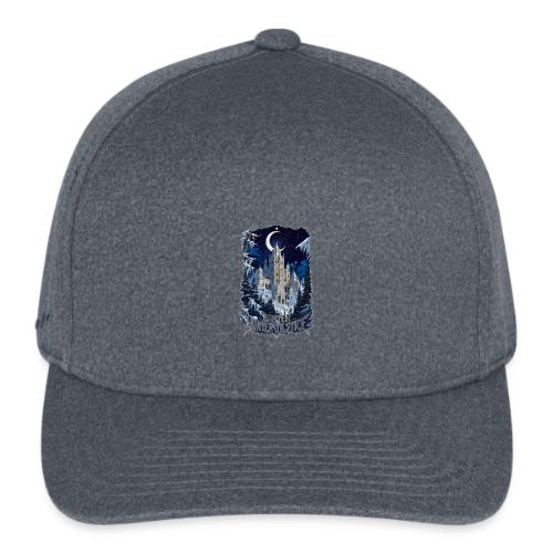 Celestial Winter Temple T-Shirt - Flexfit  Melange Baseball Cap