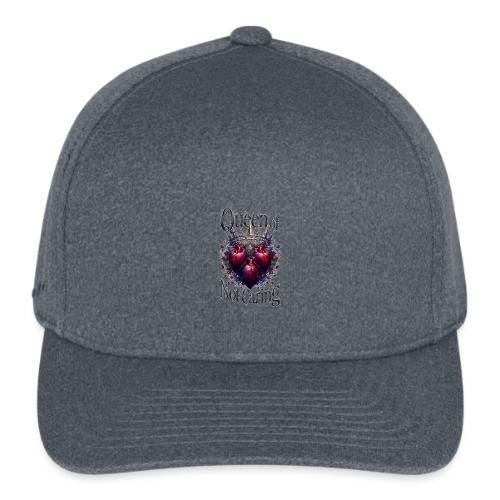 Queen of Not Caring T-Shirt - Flexfit  Melange Baseball Cap
