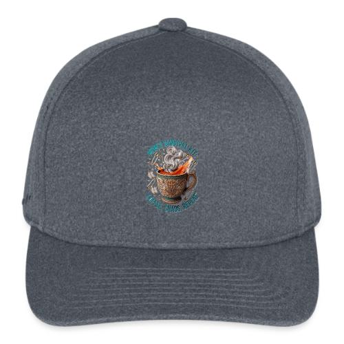 Mom's Survival Kit Tee | Coffee Chaos - Flexfit  Melange Baseball Cap