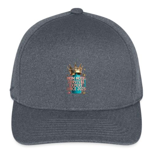 Mom Mode Survival Expert Tee - Flexfit  Melange Baseball Cap