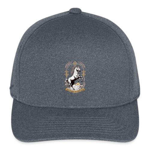 Year of the Horse Rearing T Shirt, Lunar New Year - Flexfit  Melange Baseball Cap