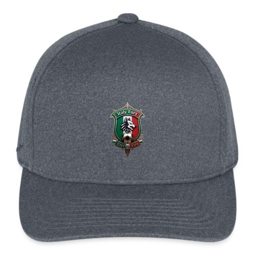 Italy heritage Wolf Fury Tee, Pride Badge Gift - Flexfit  Melange Baseball Cap