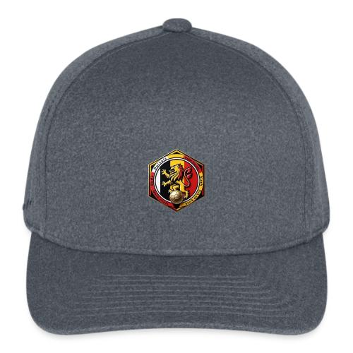 Belgium Lion Valor T-Shirt, Belgian Pride Gift - Flexfit  Melange Baseball Cap