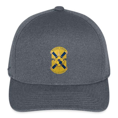 Riyadh Tower T Shirt, Football City Pride Gift - Flexfit  Melange Baseball Cap