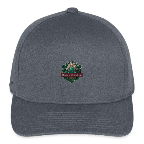 Women’s Day Vine Throne T Shirt, Gift for Grandma - Flexfit  Melange Baseball Cap