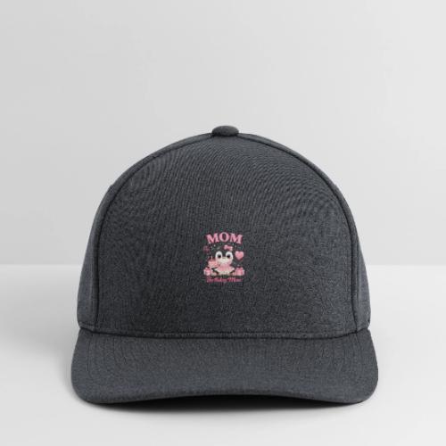 Cute Penguin Birthday Mom Kawaii Cake Balloon Gift - Flexfit  Melange Baseball Cap