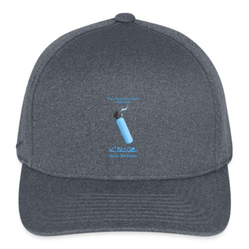 Emotional Support Water Bottle T-Shirt | Still Anx - Flexfit  Melange Baseball Cap