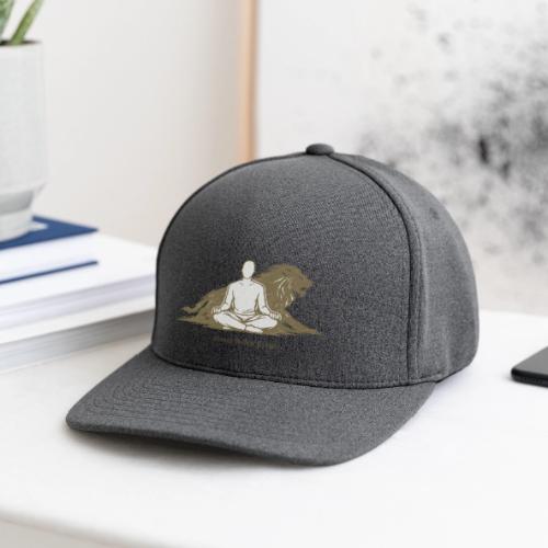 Silence Builds Kings Meditation Lion - Flexfit  Melange Baseball Cap