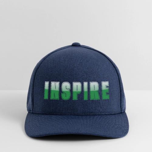 Inspire Word Art Design - Flexfit  Melange Baseball Cap