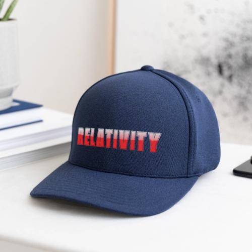 Relativity Science Typography Design - Flexfit  Melange Baseball Cap