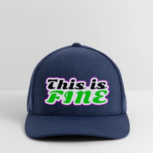 This Is Fine Balance - Flexfit  Melange Baseball Cap