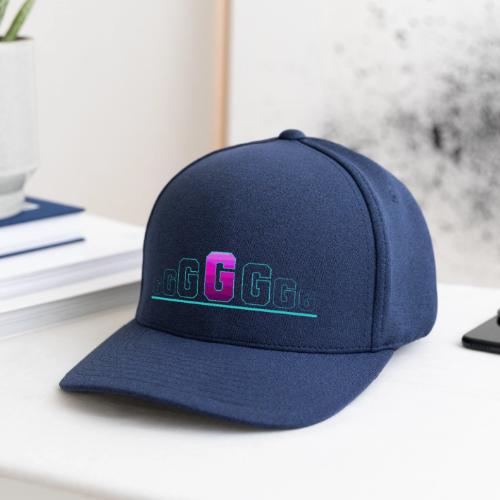 Letter G – Capital Varsity Alphabet Monogram - Flexfit  Melange Baseball Cap