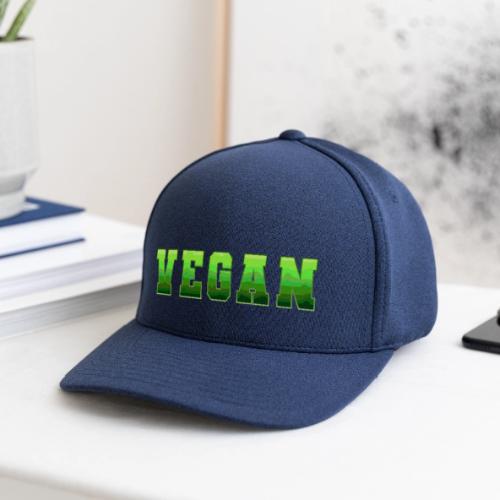 Green Wave Vegan - Flexfit  Melange Baseball Cap
