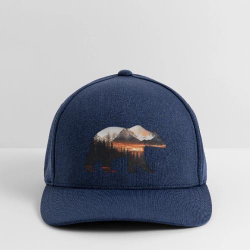Canada Bear: fiery tones - Flexfit  Melange Baseball Cap