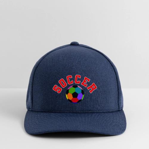 Soccer: Colorful Kick - Flexfit  Melange Baseball Cap