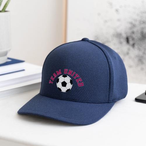 Team United Soccer Ball Sports Design - Flexfit  Melange Baseball Cap