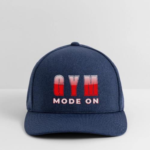 Gym Mode On Fitness Typography Design - Flexfit  Melange Baseball Cap
