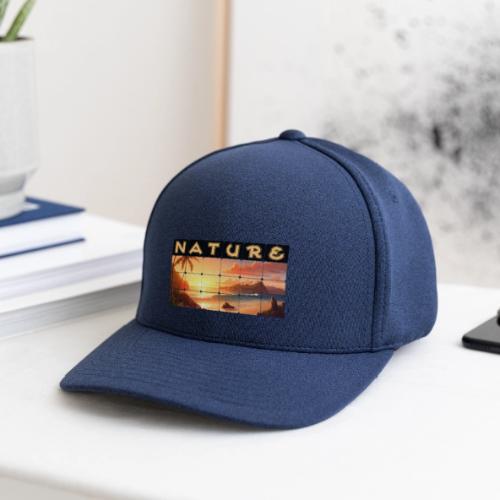 Nature: Tropical Twilight - Flexfit  Melange Baseball Cap
