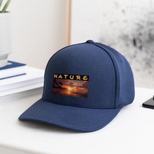 Nature: Sunset Serenity - Flexfit  Melange Baseball Cap