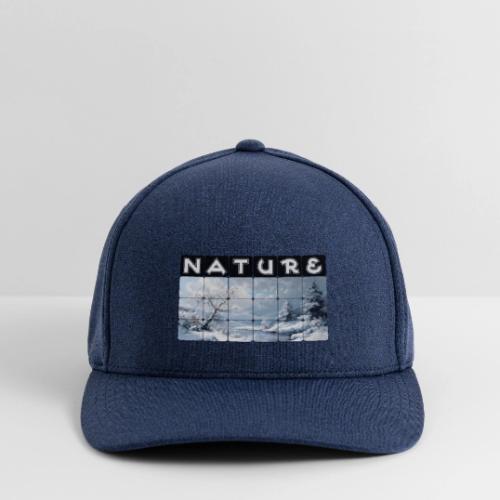 Nature: Winter Embrace - Flexfit  Melange Baseball Cap