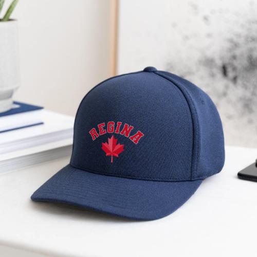 Regina with maple leaf - Flexfit  Melange Baseball Cap