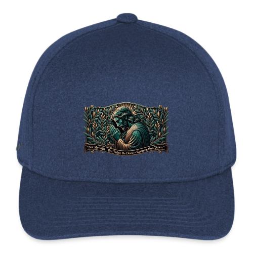 Easter Not My Will Gethsemane T Shirt, Bro Gift - Flexfit  Melange Baseball Cap